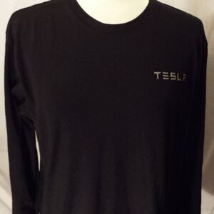Tesla Long Sleeve black T-shirt